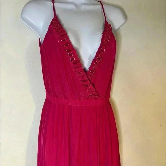 Tori‎ Embellished Midi Dress In Paradise Pink - Picture 8 of 8